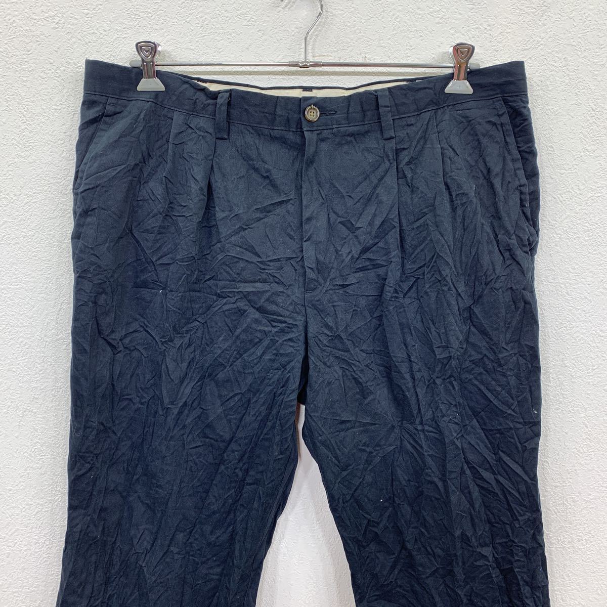 DOCKERS チノパンツ W40 ドッカーズ ネイビー ビッグサイズ 古着卸 アメリカ仕入 2306-954_画像2