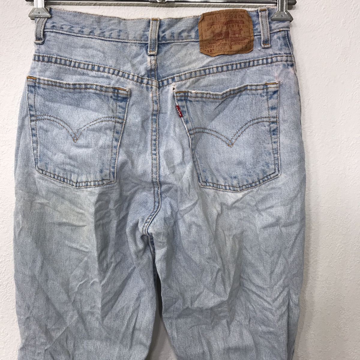 Levi's 512 デニムパンツ W28程度 リーバイス ライトブルー 古着卸 アメリカ仕入 2306-888_画像6