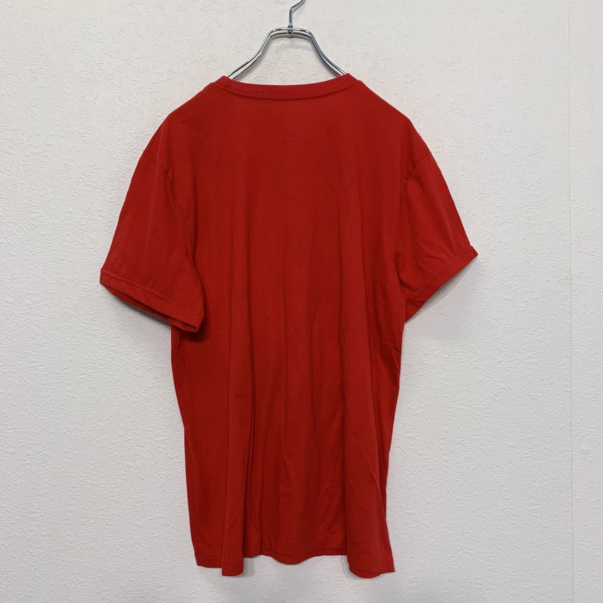 半袖 プリントTシャツ Mサイズ キャラクター 赤 レッド 古着卸 アメリカ仕入 a506-6146_画像4