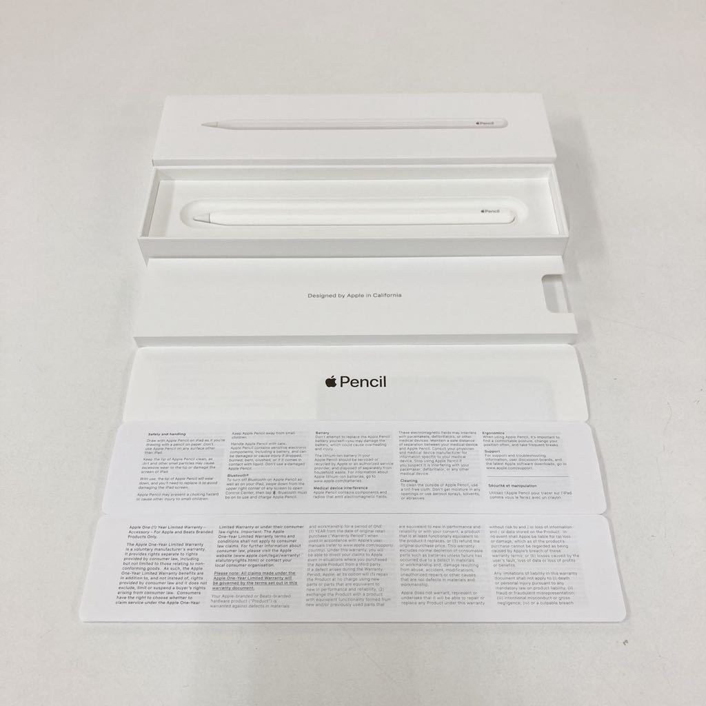 ☆1円〜 Apple Pencil 第2世代MU8F2J/A アップルペンシル純正品