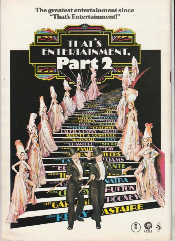  pamphlet #1977 year [ Thats * entertainment PART2][ B rank ] ska la seat pavilion name entering / Gene * Kelly Fred *a stereo a