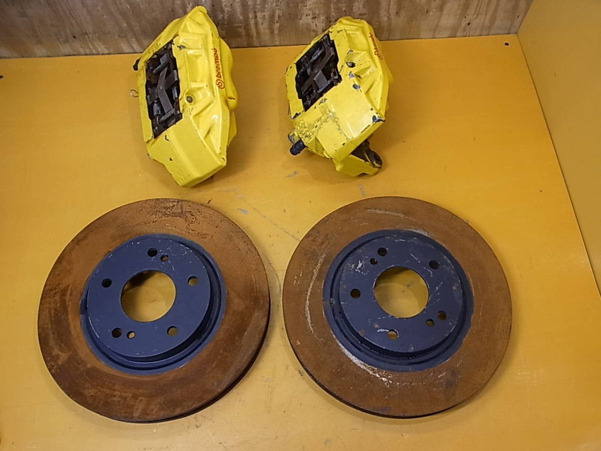 □W/782★ブレンボ brembo / 住友電工 SUMITOMO☆ディスクブレーキ＆ブレーキキャリパー☆5穴 PCD:114.5☆動作不明☆ジャンク_画像7