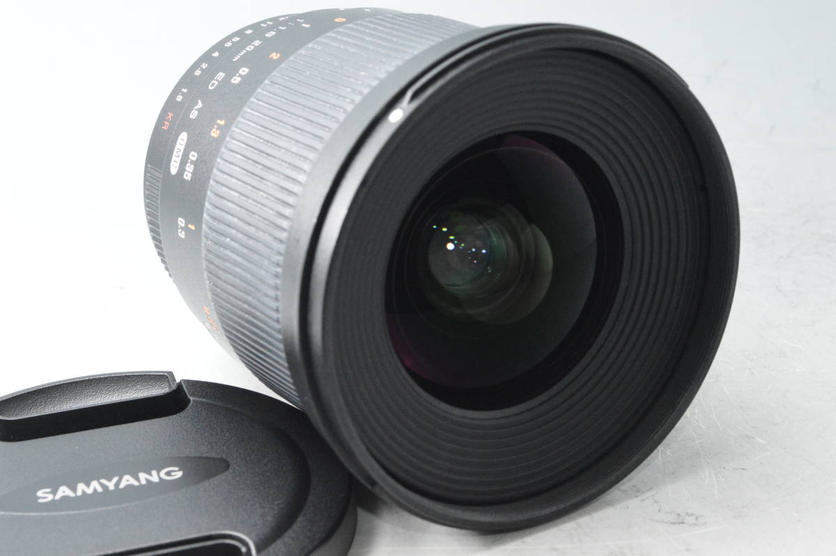 #9942【良品】 SAMYANG サムヤン 20mm F1.8 ED AS UMC (ペンタックス用)_画像2