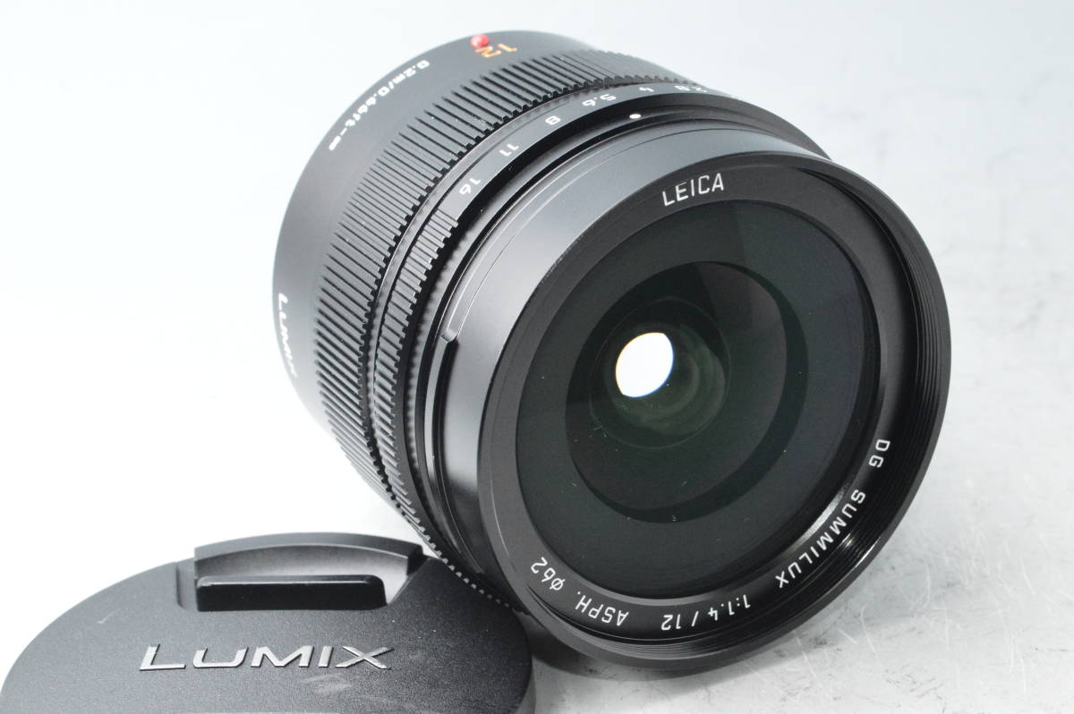 #9943【美品】 Panasonic パナソニック LEICA DG SUMMILUX 12mm F1.4 ASPH._画像2