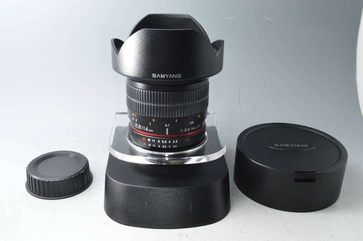 9986【良品】 SAMYANG サムヤン 14mm F2.8 Aspherical IF(CPU内蔵