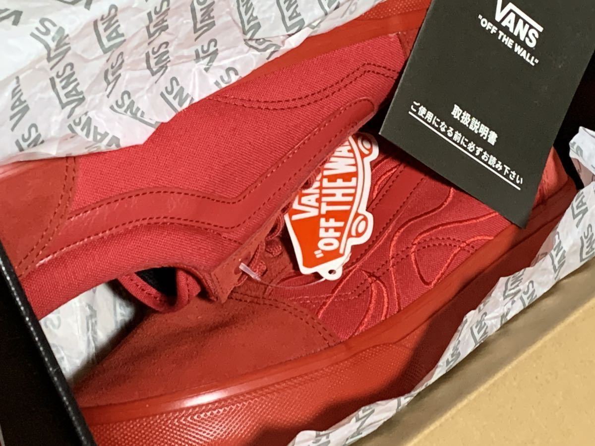 未使用保管品　vans ボルケーノ　J 27.5 / us9H RED 赤 ヴァンズ バンズ VANS OLD SKOOL_画像6