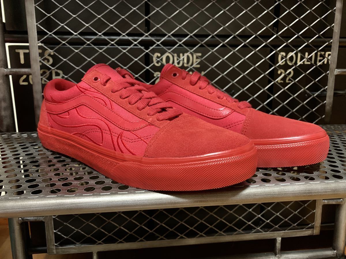 未使用保管品　vans ボルケーノ　J 27.5 / us9H RED 赤 ヴァンズ バンズ VANS OLD SKOOL