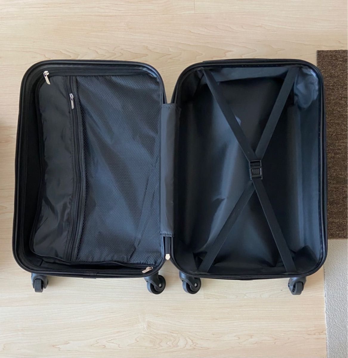 「大容量102L」新品 スーツケース Lサイズ XLサイズ相当 ネイビー  大容量 102L キャリーバッグ