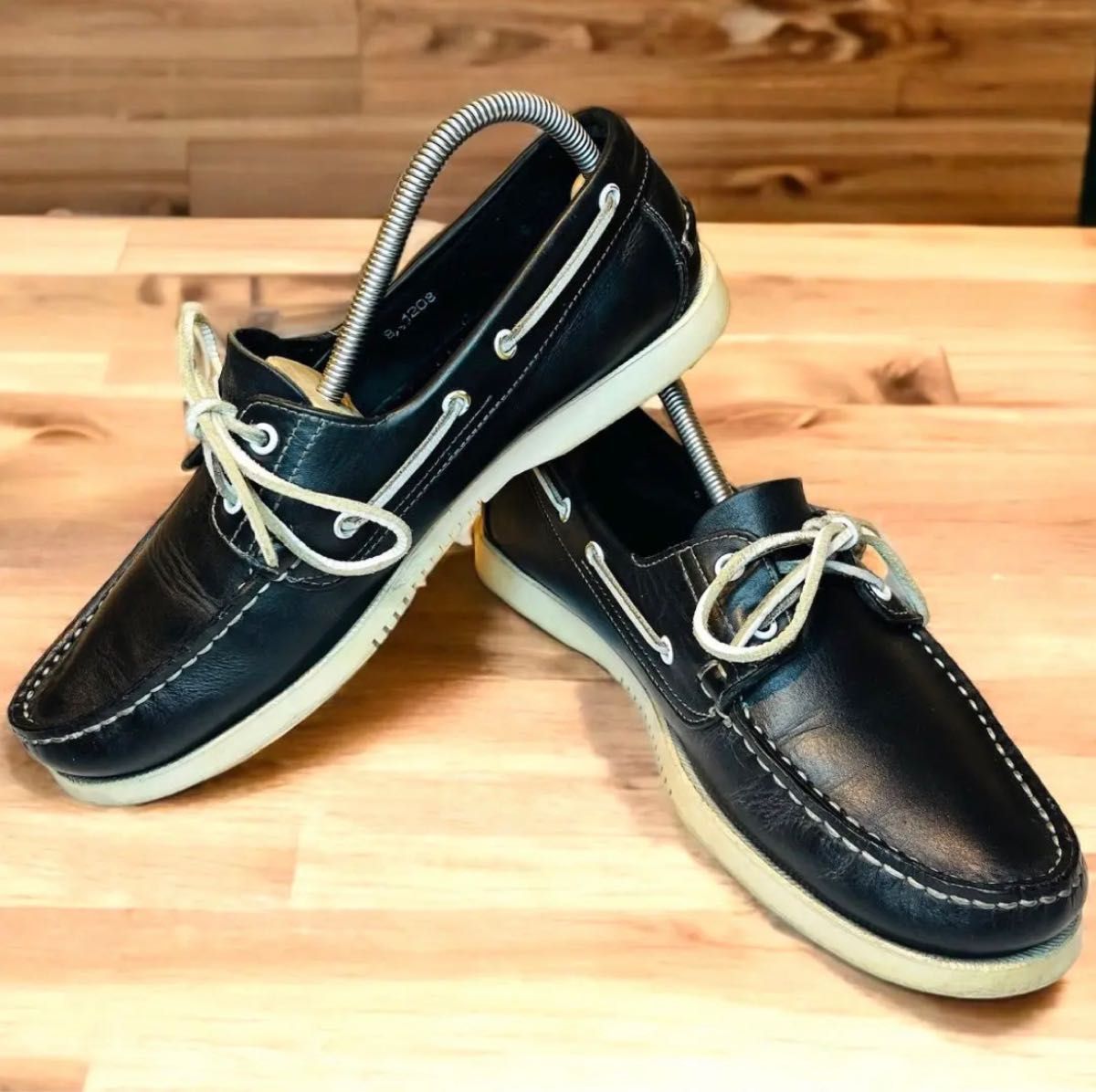 パラブーツ デッキシューズ バース BEAMS別注モデル 濃紺 UK8 26cm Paraboot