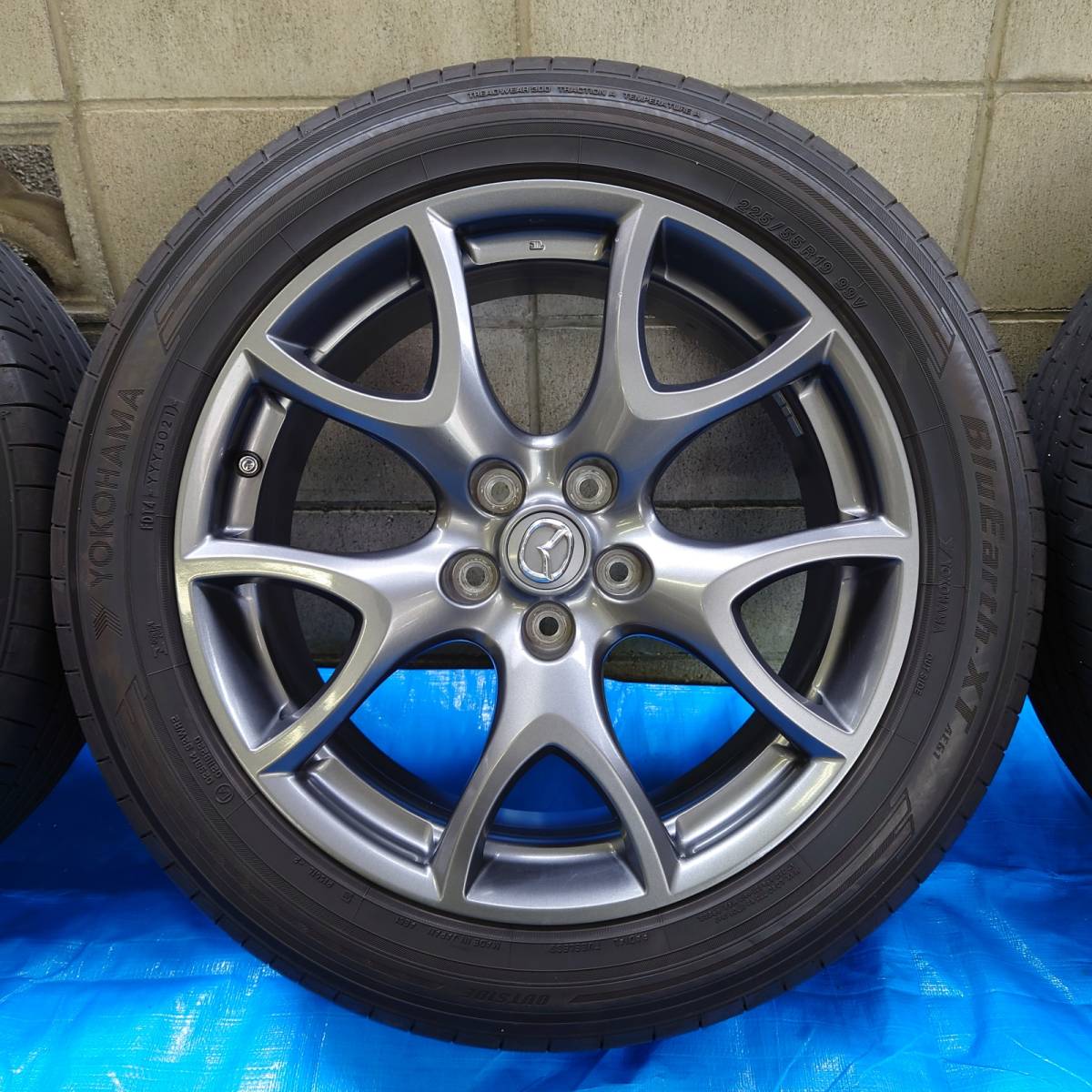 マツダ RX-8 タイプRS 純正 BBS ホイール ＋ YOKOHAMA BluEarth-XT