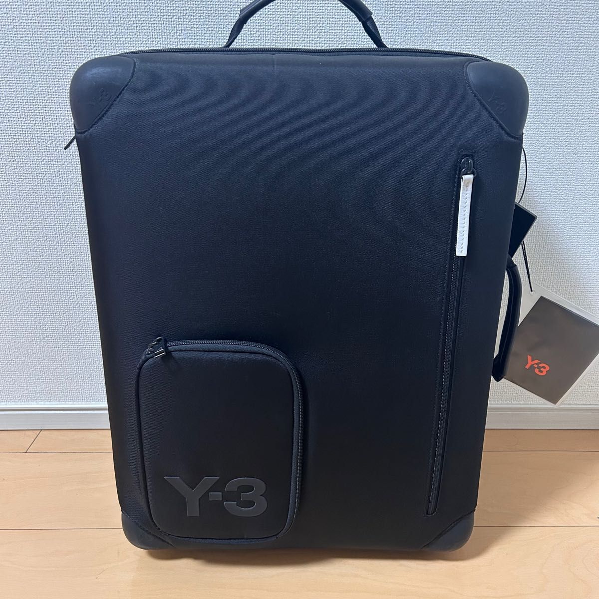 超美品　Y-3 ワイスリー　キャリーバッグ　2輪　ソフトキャリー　黒　ブラック　ヨージヤマモト　スーツケース　ビジネスバッグ