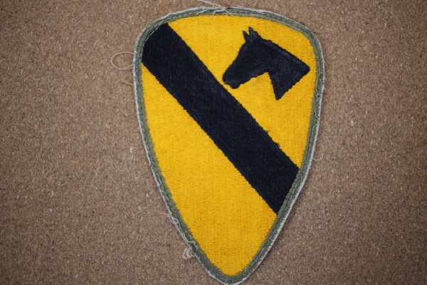 WW2米軍 第1騎兵師団パッチ グリーントリム（Q5） | cyclopsrecords.info