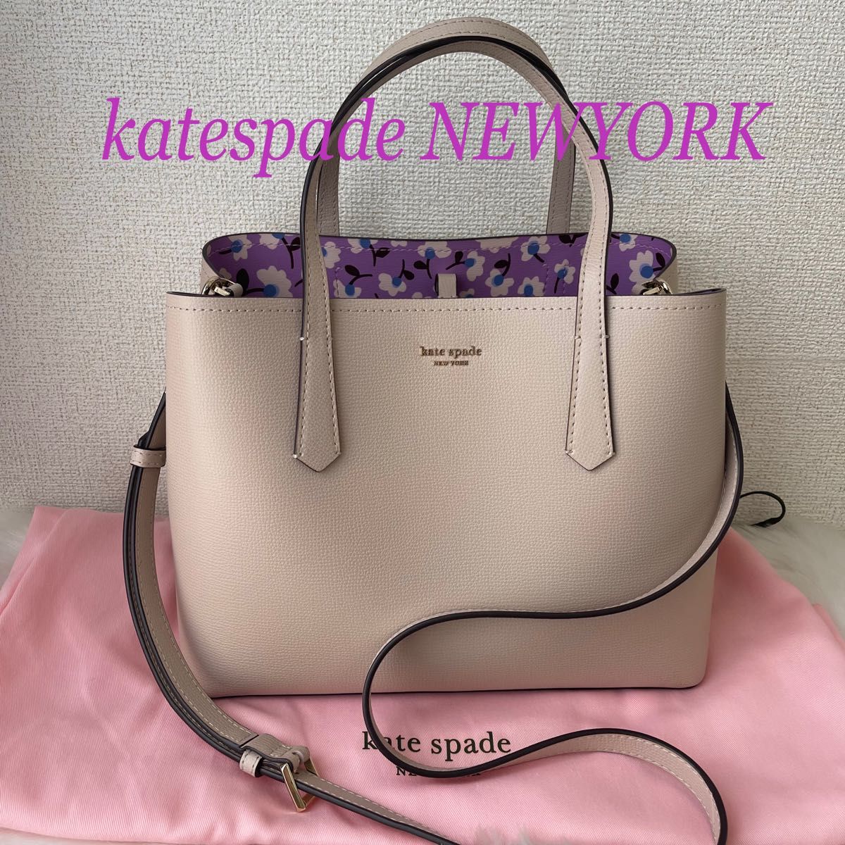 極美品】katespade ケイトスペード 2way レザー トートバッグ｜Yahoo