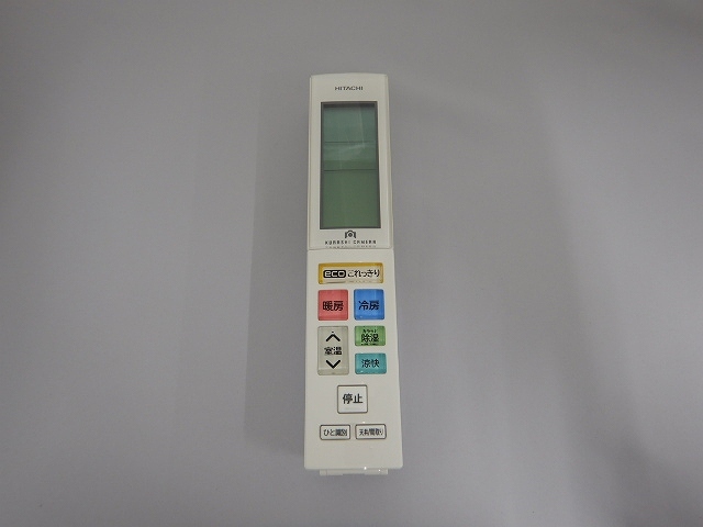 日立部品:リモコン(RAR-7V1)/RASJT40G2E5-104エアコン用