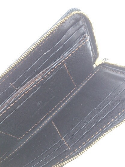 Steal Leather Industry 長財布 スティールレザーインダストリー ブラック レディース 1201000039437の画像3