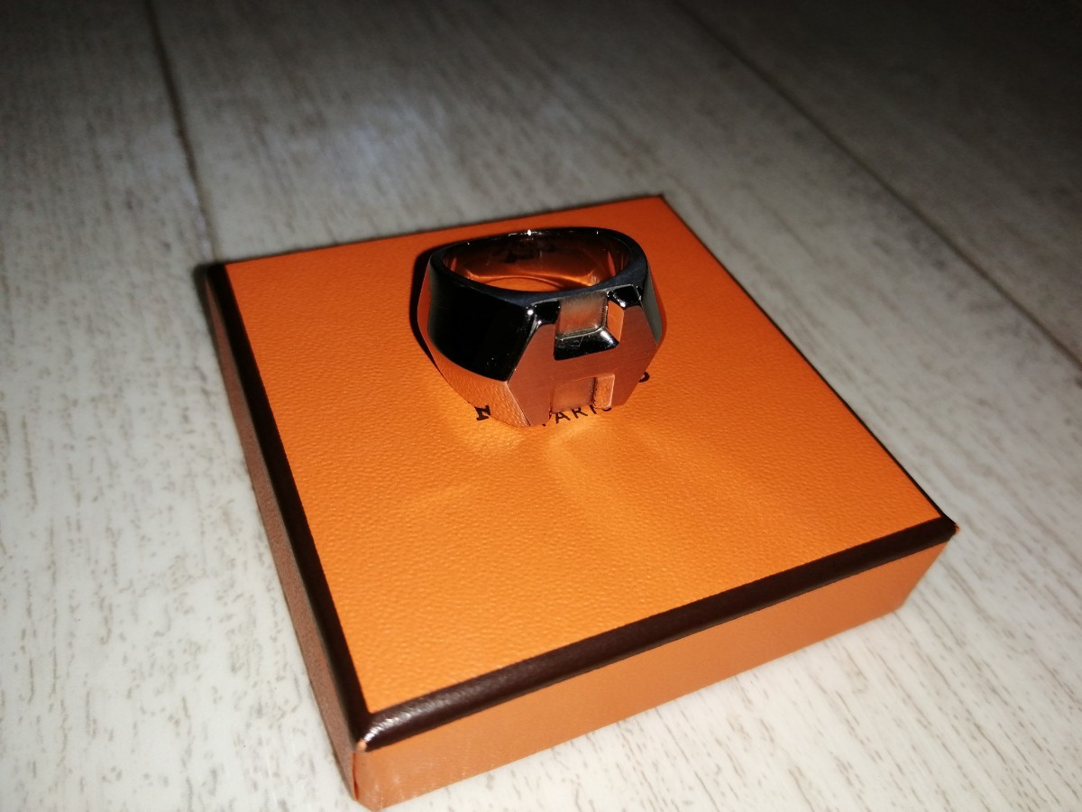 正規品/HERMES/エルメス/スーパーH/リング/指輪/アクセサリー/箱付き