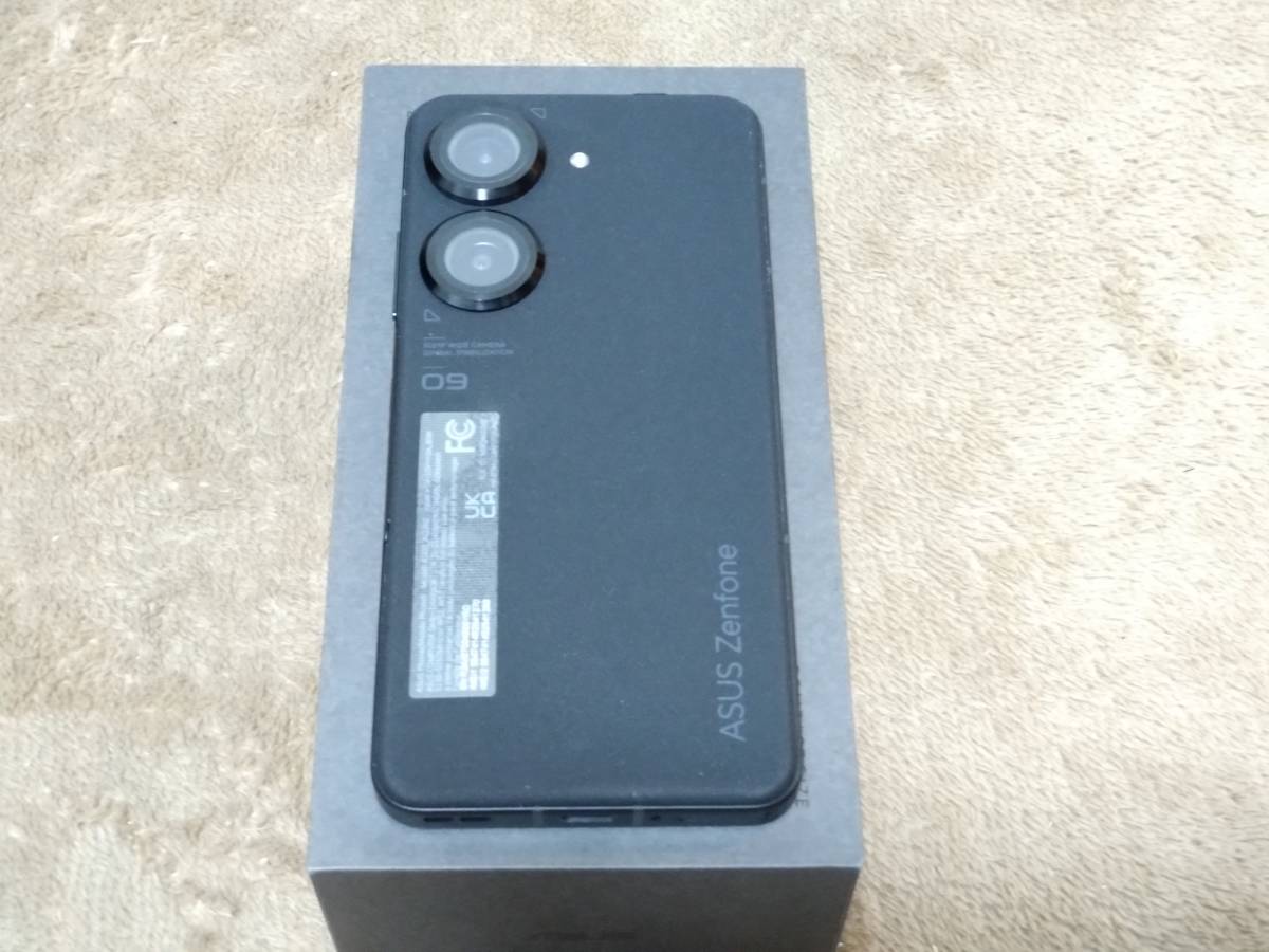 開封新品!ASUS zenfone 9 ミッドナイトブラック 8GB/128GB 5/11購入品