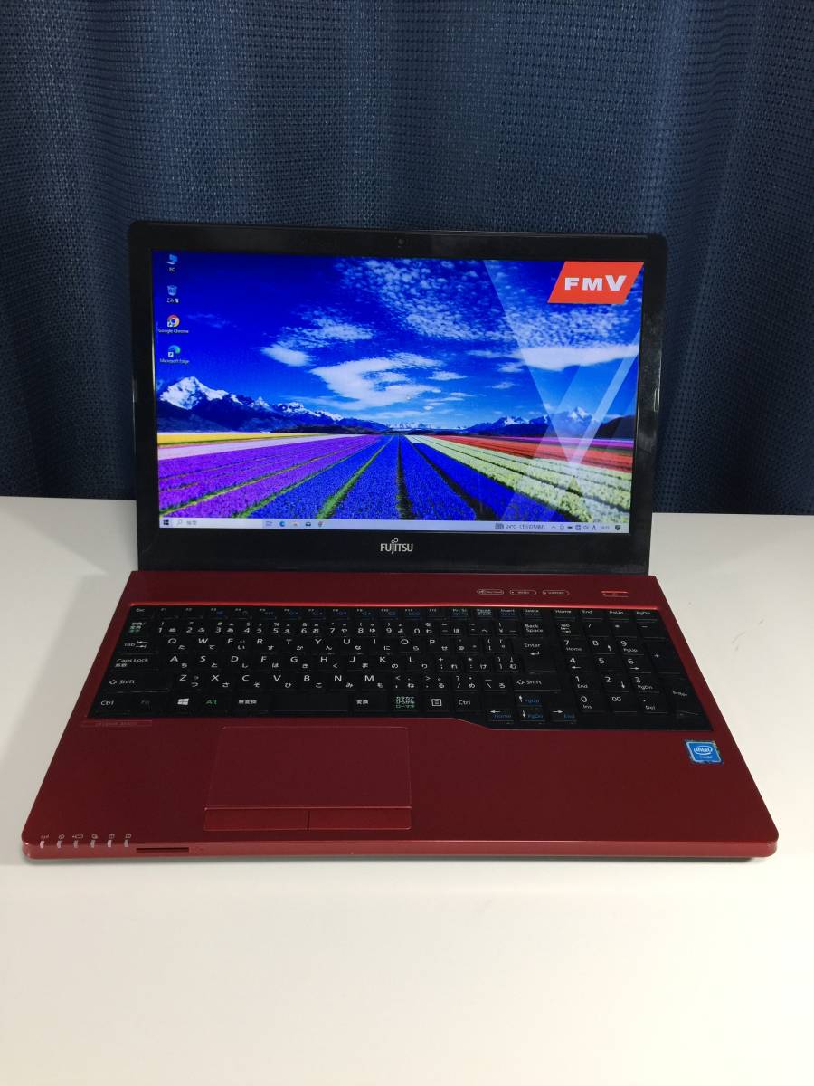 Fujitsu Lifebook AH42/X・Intel Celeron3205U・4GB・500GB・DVDRW・HD・15.6インチ・OS起動品_画像1