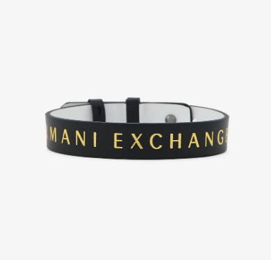 日本未発売!! A|X ARMANI EXCHANGE アルマーニ エクスチェンジ　Bracelets 革ブレスレット!!　本物をお届け!!