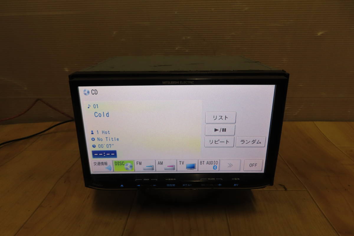  гарантия работы есть /V6515/ Mitsubishi оригинальный NR-MZ33 SD navi 2014 год TV 1 SEG Bluetooth встроенный CD*DVD воспроизведение OK электропроводка комплект 