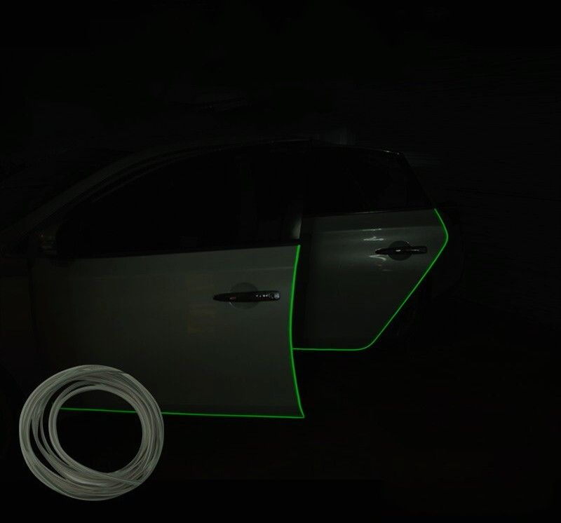 夜光 蛍光 自動車ドアの衝突防止 車用 ドアモール U形 ウェザーストリップ ドアキズ防止