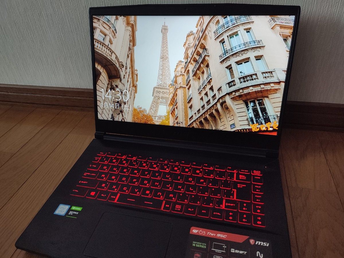 MSI 薄型・軽量ゲーミングノートPC 「GF63-9SC-083JP」