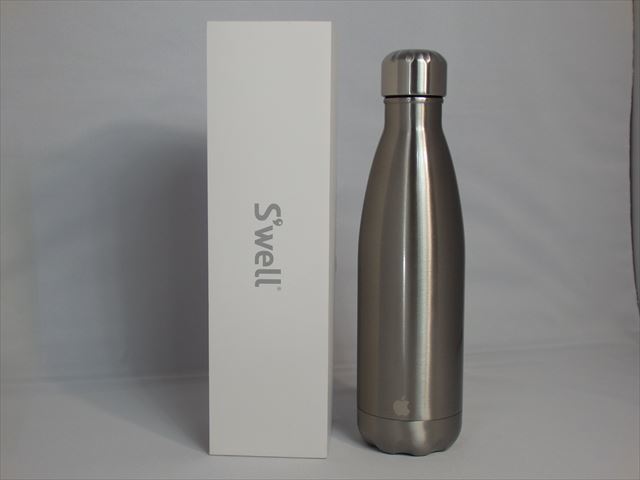 新品未使用★アップル スウェルボトル（アップル本社限定)（Apple Swell bottle 500ml)シリコンバレー・クパチーノ  ・サンノゼ)シルバーS83