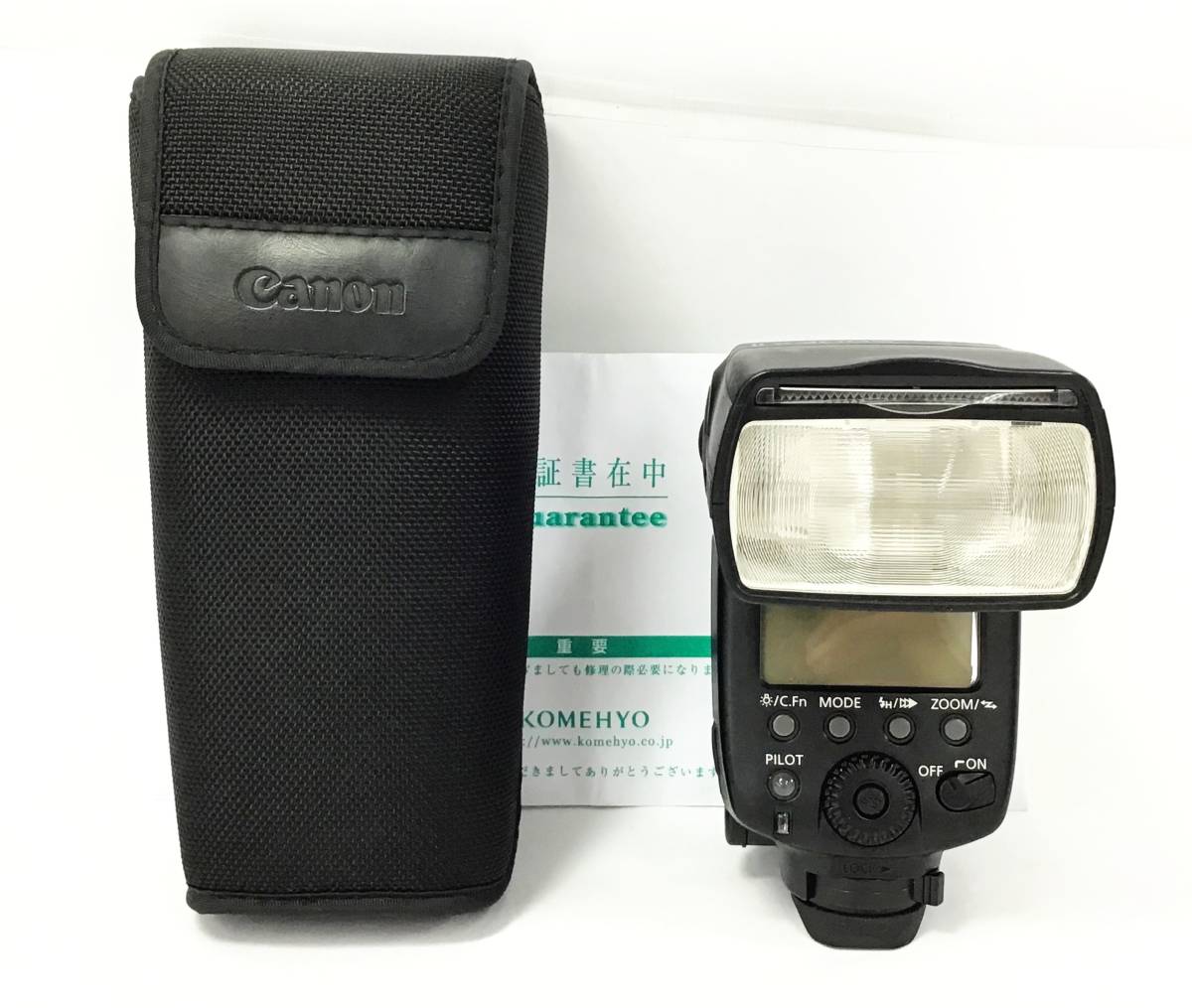 ヤフオク! - 動作品 CANON スピードライト 580EX II ソフ...