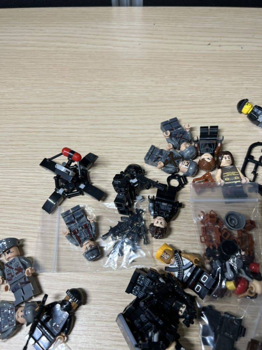 中古品 LEGO レゴ ブロック 人形 大量セット ミリタリー 軍隊 現状品 説明文必読_画像2