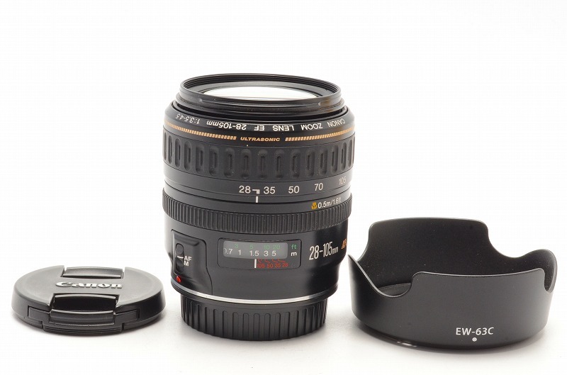 ●１円スタート！●キャノン Canon EF 28-105mm F3.5-4.5 USM★USM搭載★フルサイズ対応★【 きれいな外観 】＜花形フード付き＞T9339_画像10