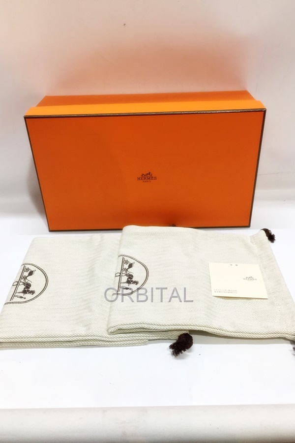 代官山)HERMES エルメス シェーヌダンクル ラバーサンダル フラット