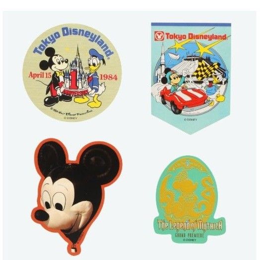 ディズニーランド 40周年 メモリーゴーラウンド ステッカー 20枚入り セット 新品未開封