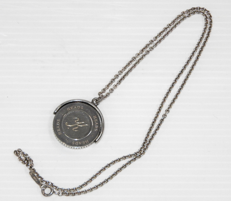 1円~ TIFFANY&Co. ティファニー SV925 HEADS TAILS コイン