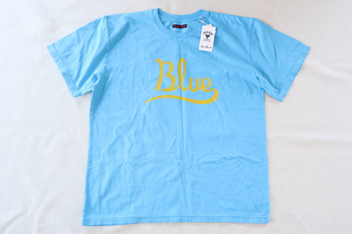 ★未使用品★ ブルー/ブルー　BLUE/BLUE ★ 聖林公司 ★ 半袖Tシャツ ★sizeL