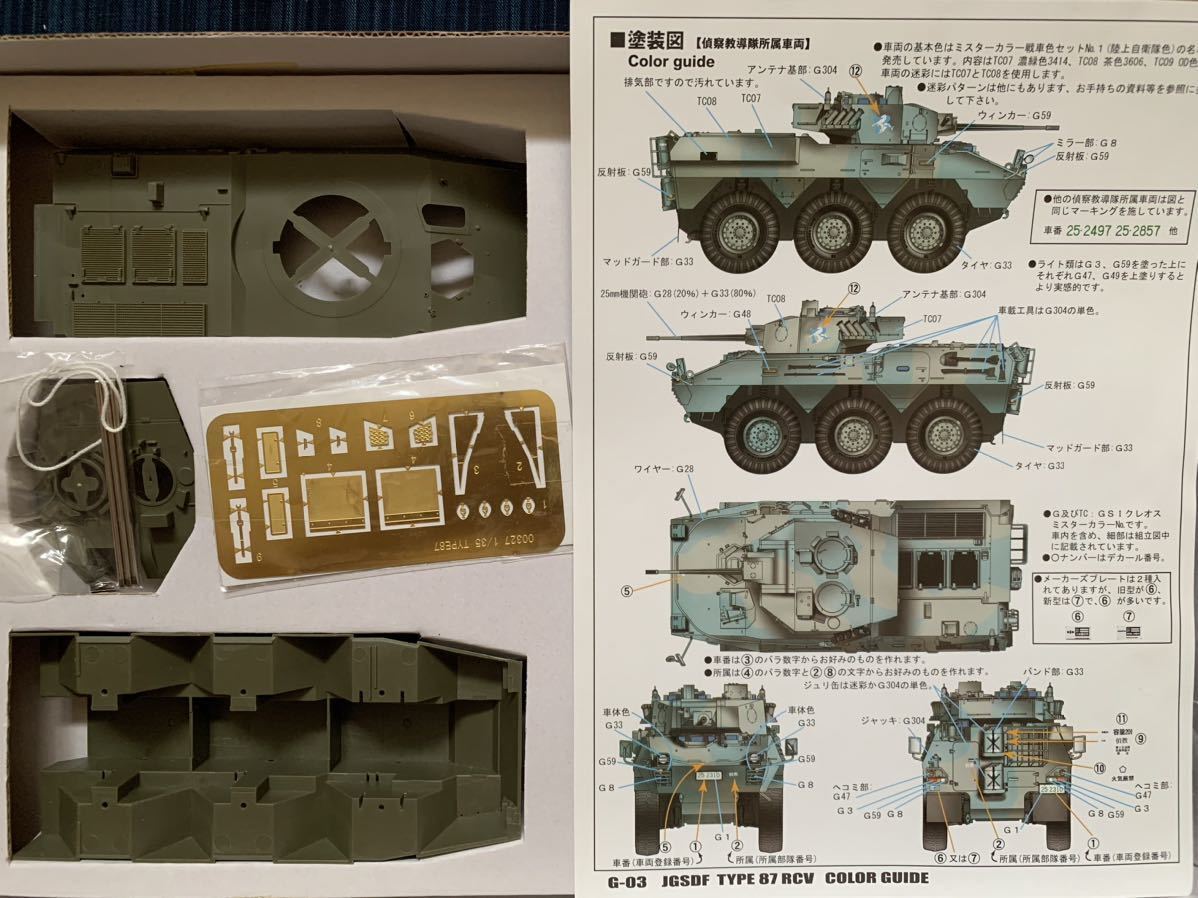 1/35 ピットロード 陸上自衛隊 87式偵察警戒車_画像4