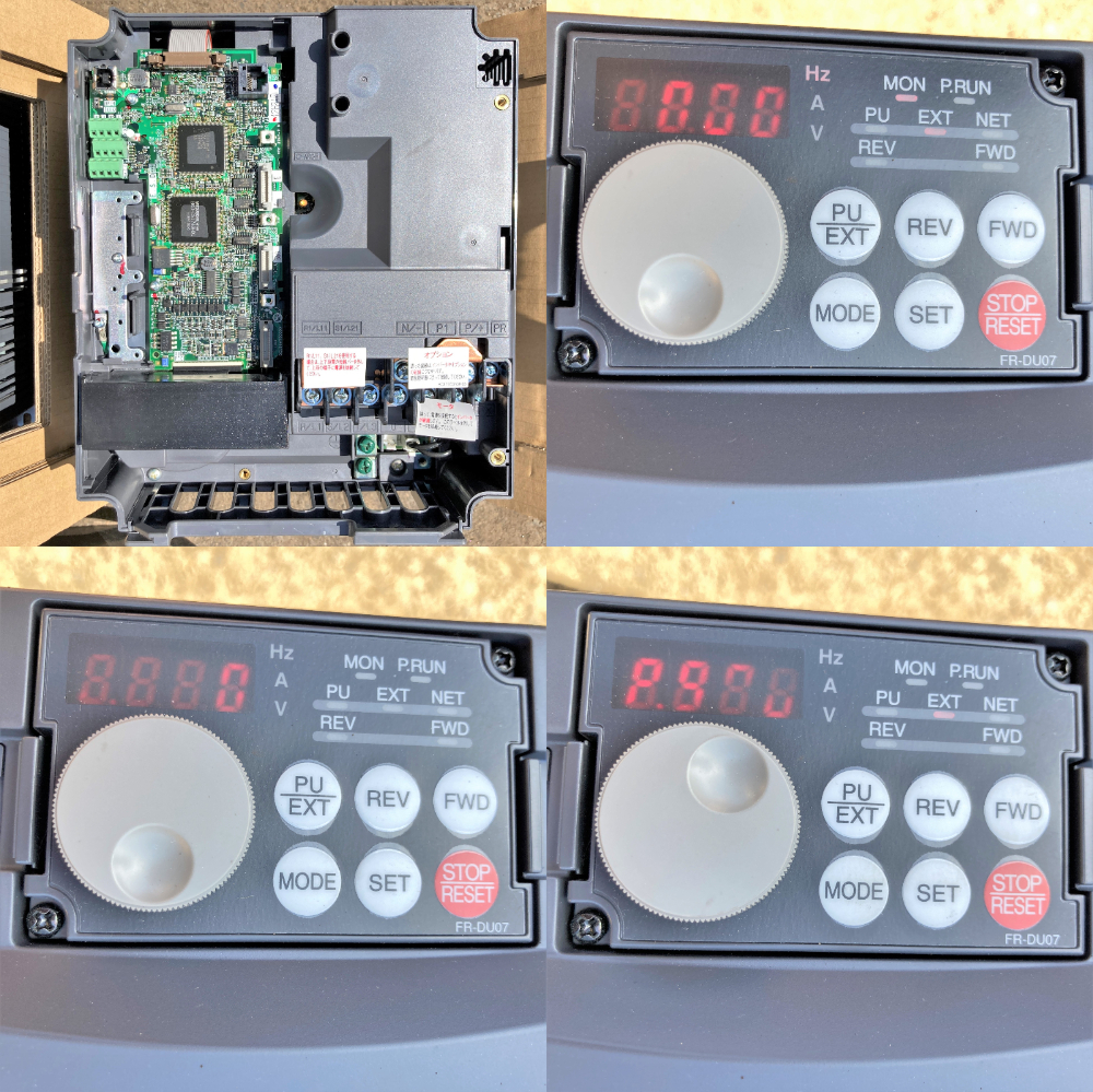 三菱電機/汎用インバーター/fr-a720-7.5k/三相200v/7.5kw/取扱説明書