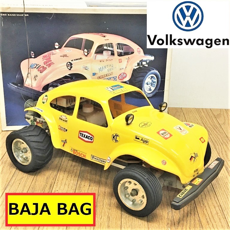 tomo/ Volkswagen / Baja *bag/ radio controlled car / minicar / engine / retro / box attaching / construction ending /sand master/volkswagen/baja bug/ Junk 