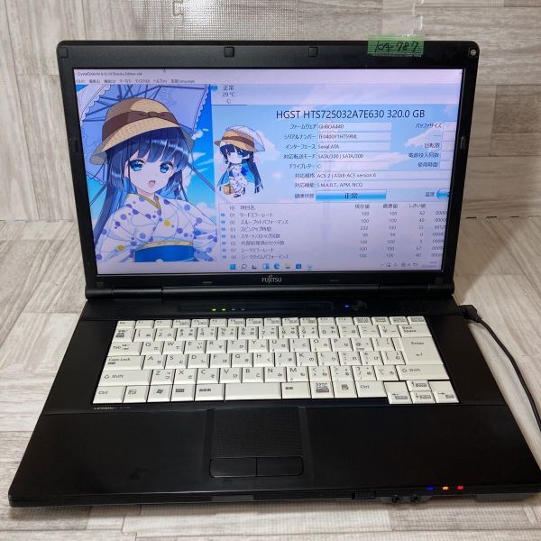 【KA-787】②★core-i3★初期設定済み★［FUJITSU］A572/E OS:Windows11 Pro メモリ4GB HDD320GB 中古パソコン　お得なオプション有り♪_画像1