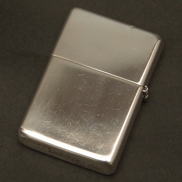 中古 ZIPPO STERLING フラットトップ ビンテージ 1937レプリカ 銀