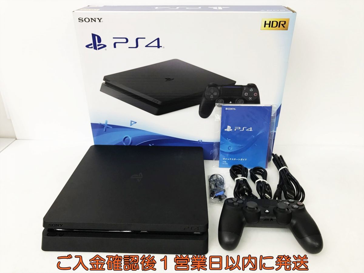 1円】状態良PS4 本体セット500GB ブラックSONY PlayStation4 CUH-2200B