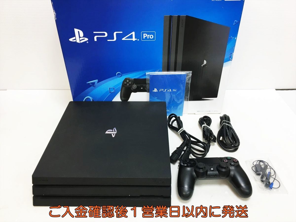 1円】PS4 Pro 本体/コントローラー セット CUH-7000B ブラック 1TB