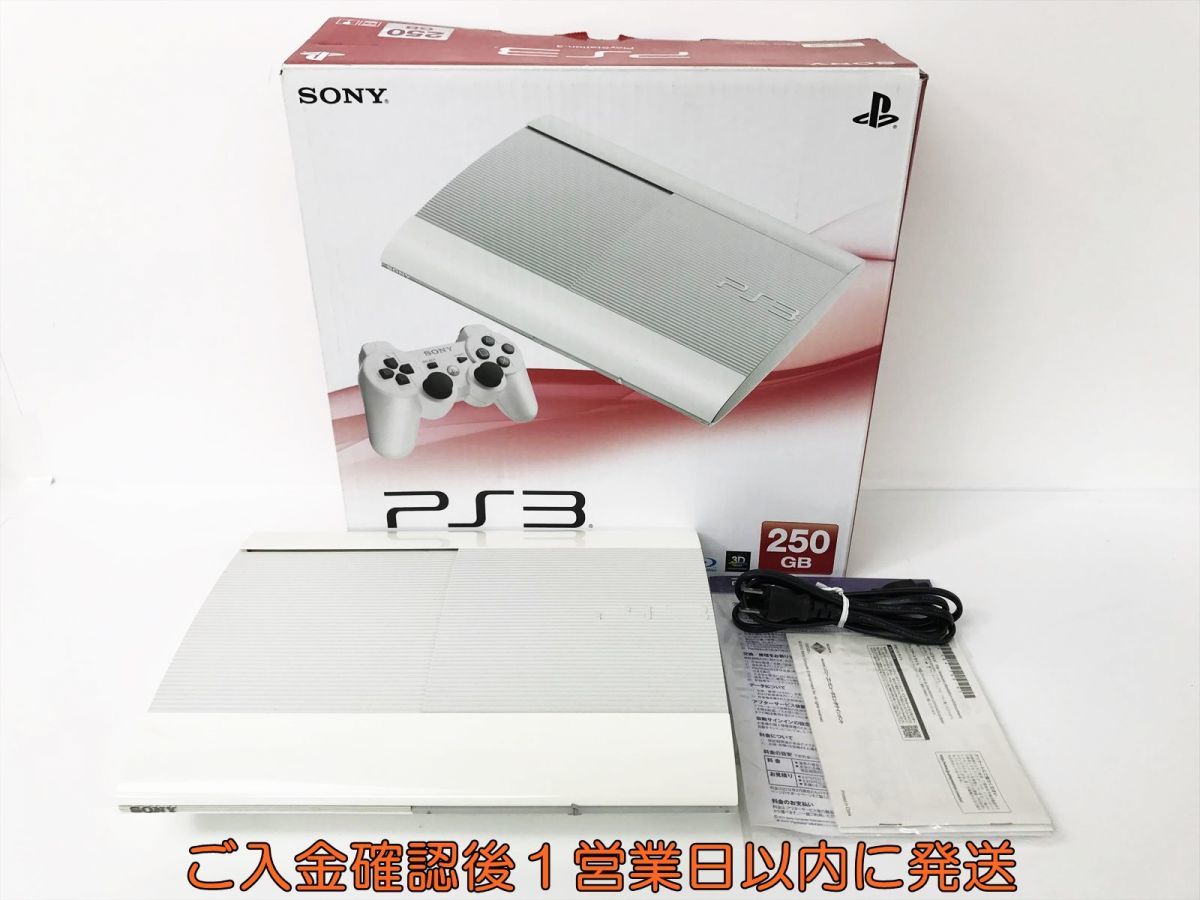 1円】PS3 本体/外箱 セット 250GB ホワイト SONY PlayStation3 CECH