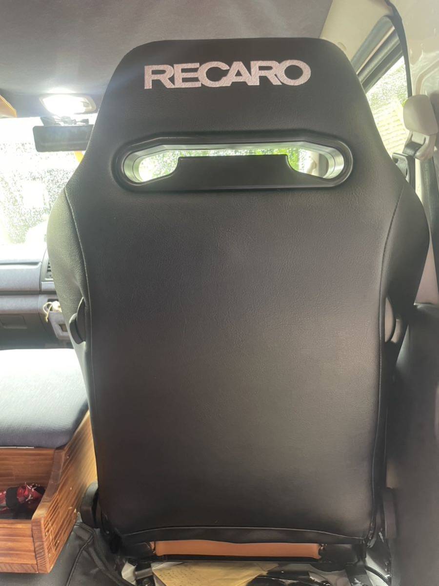 レカロシート RECARO 張替え ハイエースシートレール付き! 送料込み