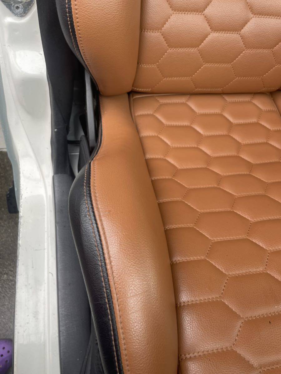 レカロシート RECARO 張替え ハイエースシートレール付き! 送料込み
