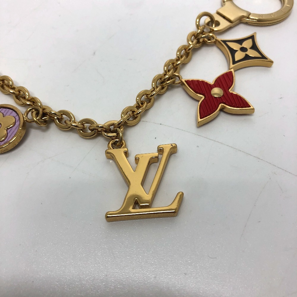 LOUIS VUITTON ルイヴィトン M00540 チャーム チェーン スプリング ストリート チェーン キーホルダー GP ゴールド レディース【中古】_画像4