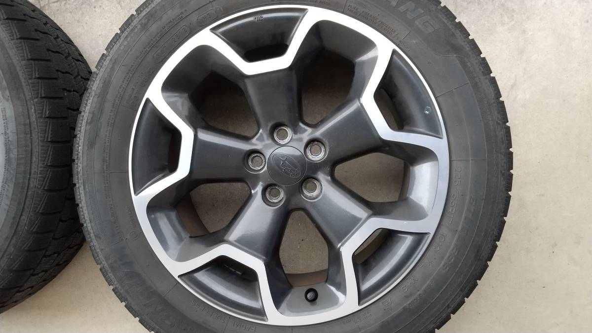 中古】スバル インプレッサ XV GP7 純正アルミホイール 17インチ 7J +