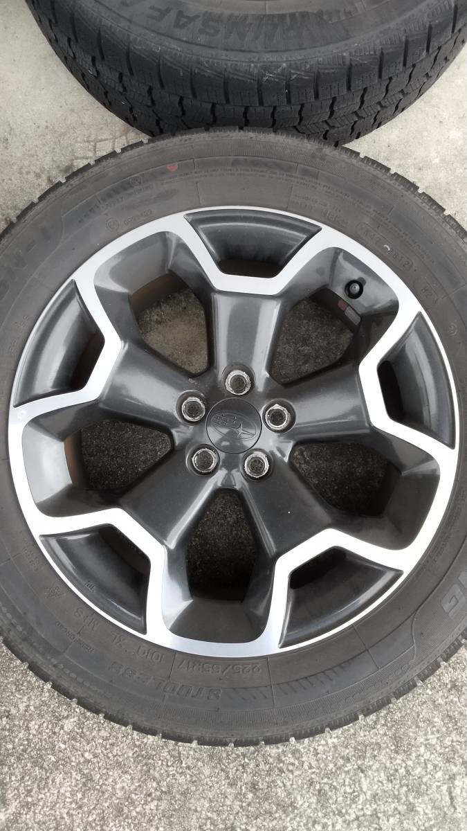 中古】スバル インプレッサ XV GP7 純正アルミホイール 17インチ 7J +