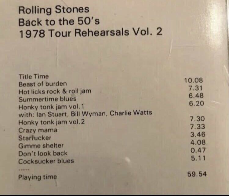 The Rolling Stones / ローリングストーンズ / 2CD / Tour Rehearsals ■029_画像4