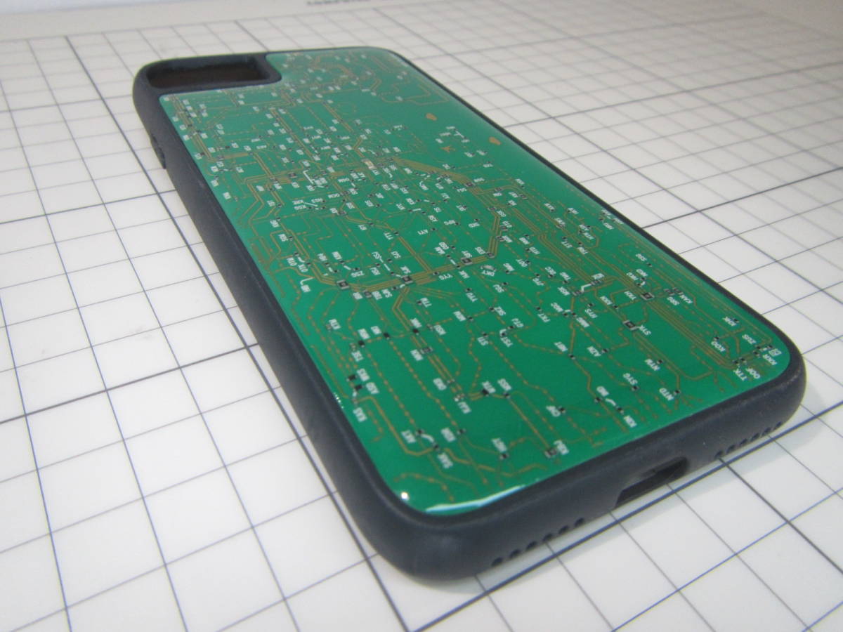 ★☆東京回路線図 緑：PCB ART moeco MADE IN JAPAN FLASH iPhone7/8 基板 スマホケース 日本製 送料：185円～☆★_画像5