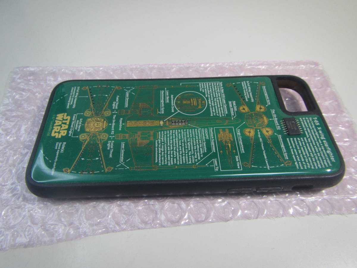**STAR WARS T-65 X-wing starfighter green :PCB ART moeco MADE IN JAPAN FLASH iPhone7/8 basis board smartphone case made in Japan postage :198 jpy ~**
